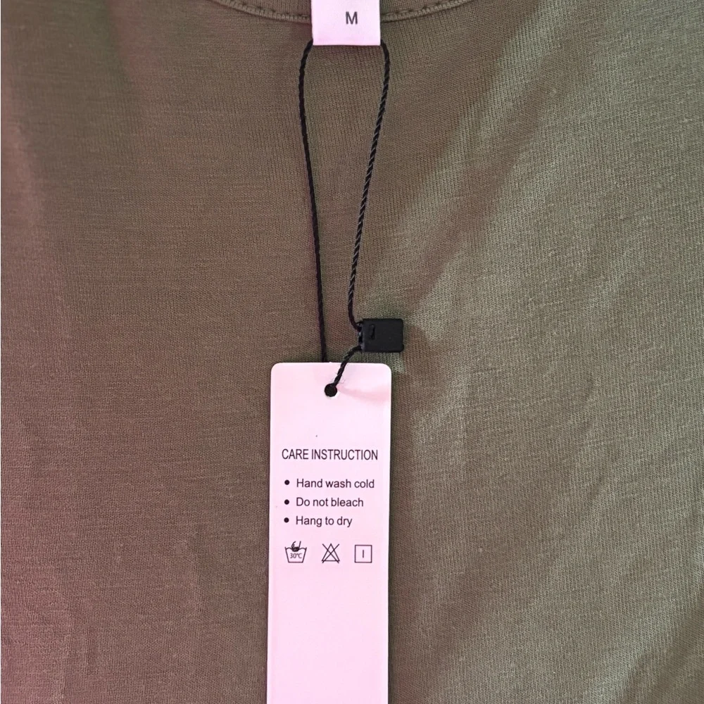 NWT DB Moon empire waist midi dress green medium US 8/10 - Picture 8 of 8